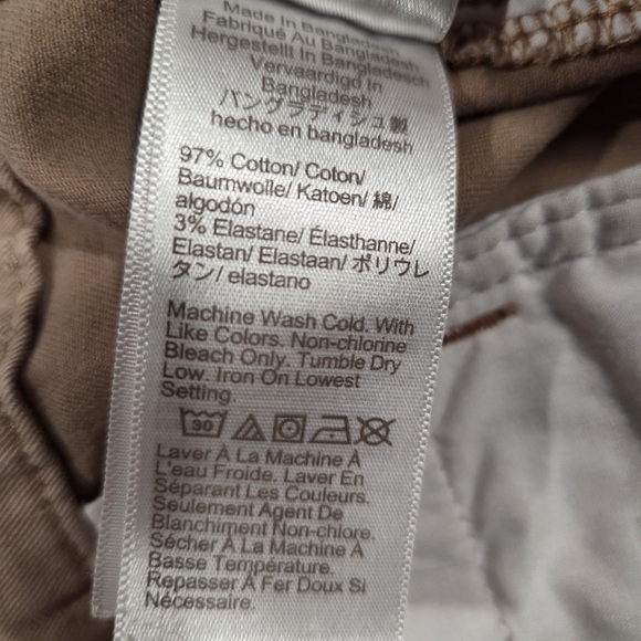 J. CREW Classic Preppy Ankle Cropped Stretch Khaki Chinos Work Pant SZ 12 - Picture 5 of 10